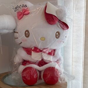 Hello Kitty Large Plush Christmas Holiday Edition